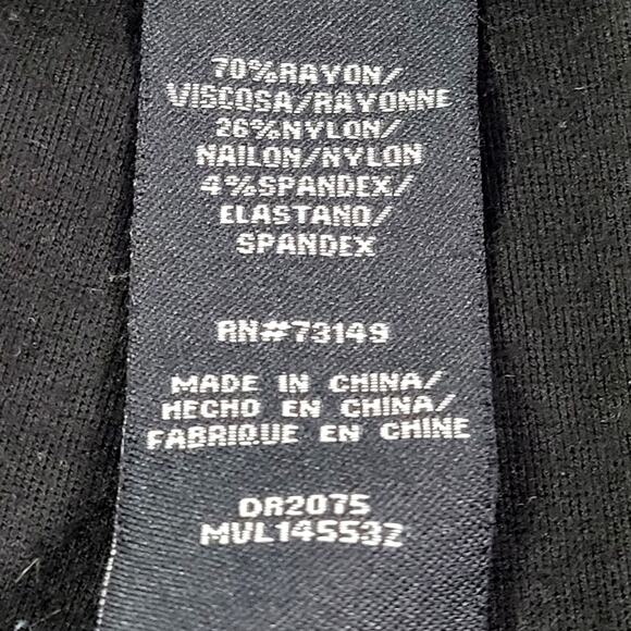 One 5 One Woman Black Leggings Plus Size 2X - Picture 5 of 6